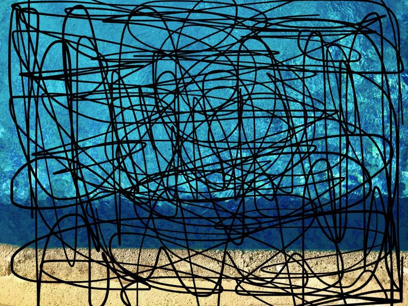 TWOMBLY ON THE POOL - a Photographic Art by DANIELA BUTSCH